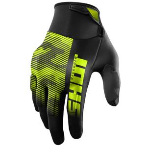 Motokrosa cimdi Shot Drift Tactic fluo yellow