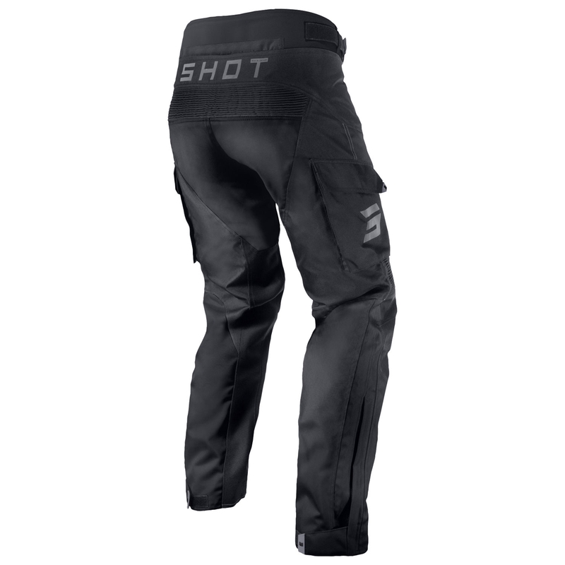Shot Racetech melnas motocikla bikses
