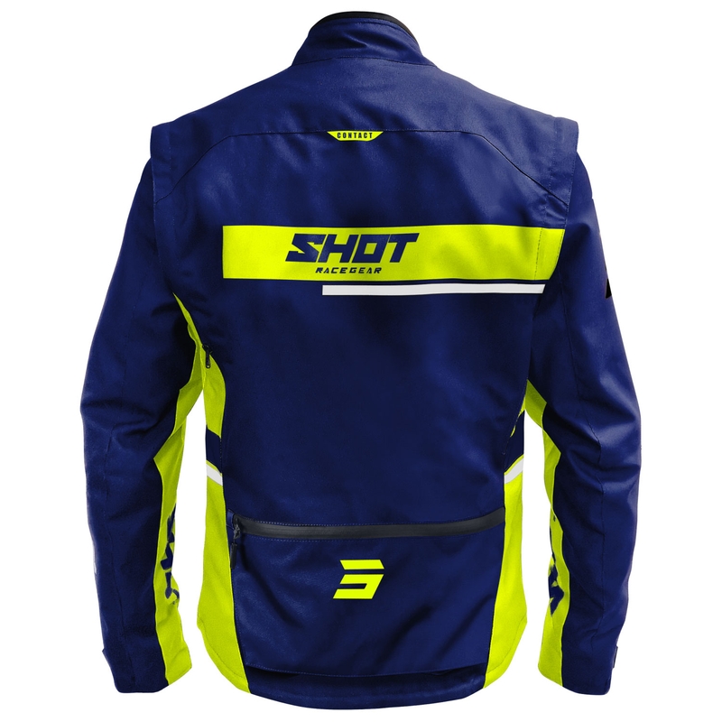 Motocikla jaka Shot Contact Assault 2.0 blue-fluo yellow