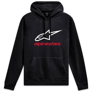 Alpinestars Always 2.0 melnā, baltā un sarkanā jaka ar kapuci