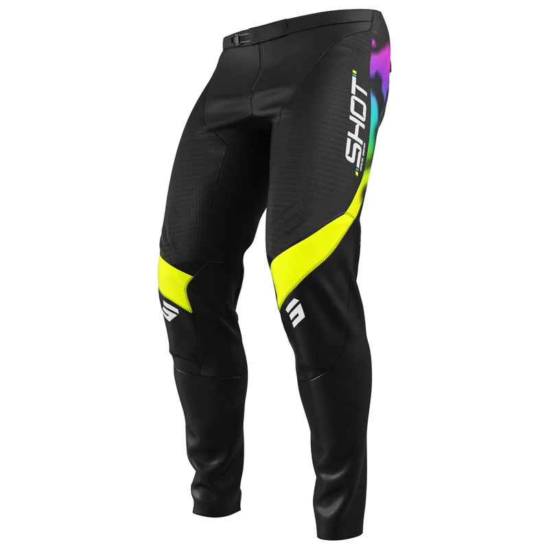 Bērnu motokrosa bikses Shot Contact Nitro melnas