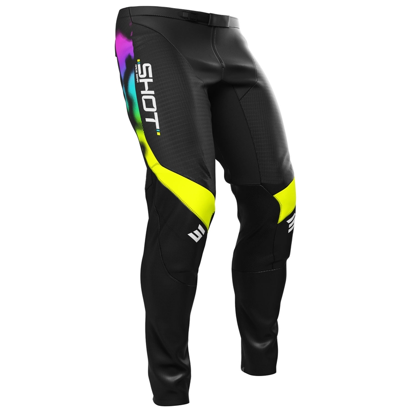 Bērnu motokrosa bikses Shot Contact Nitro melnas