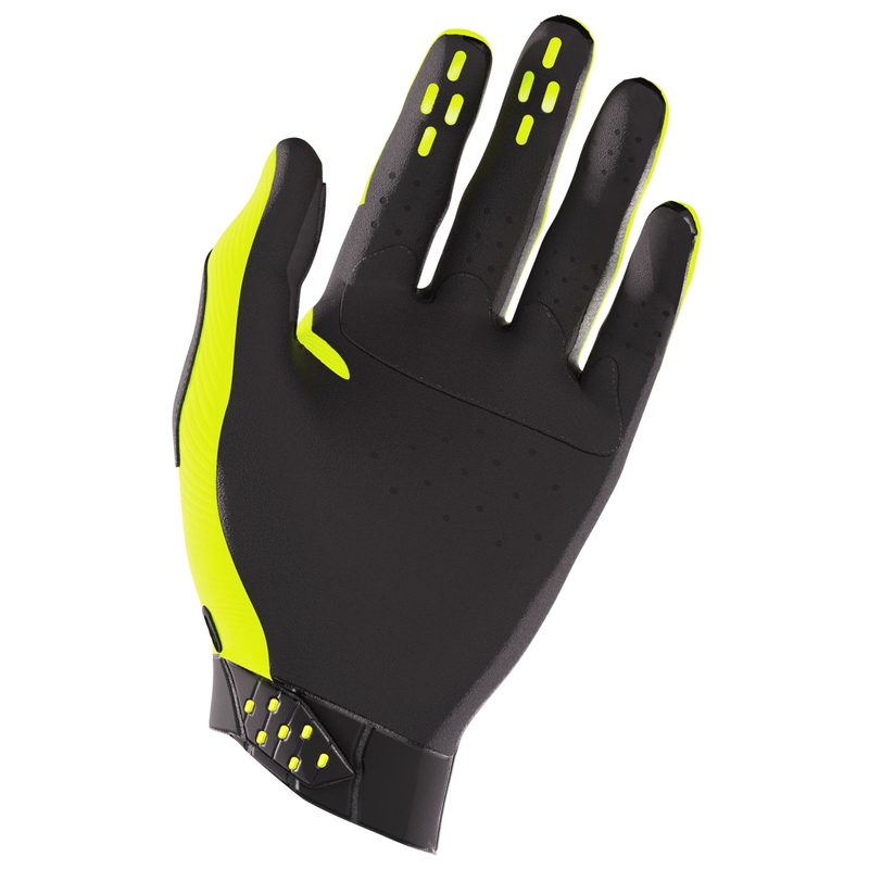 Bērnu motokrosa cimdi Shot Race fluo dzelteni