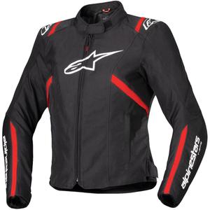 Alpinestars Sieviešu Stella T-SPS 2 ūdensnecaurlaidīga melns-balts-fluo sarkans motocikla jaka