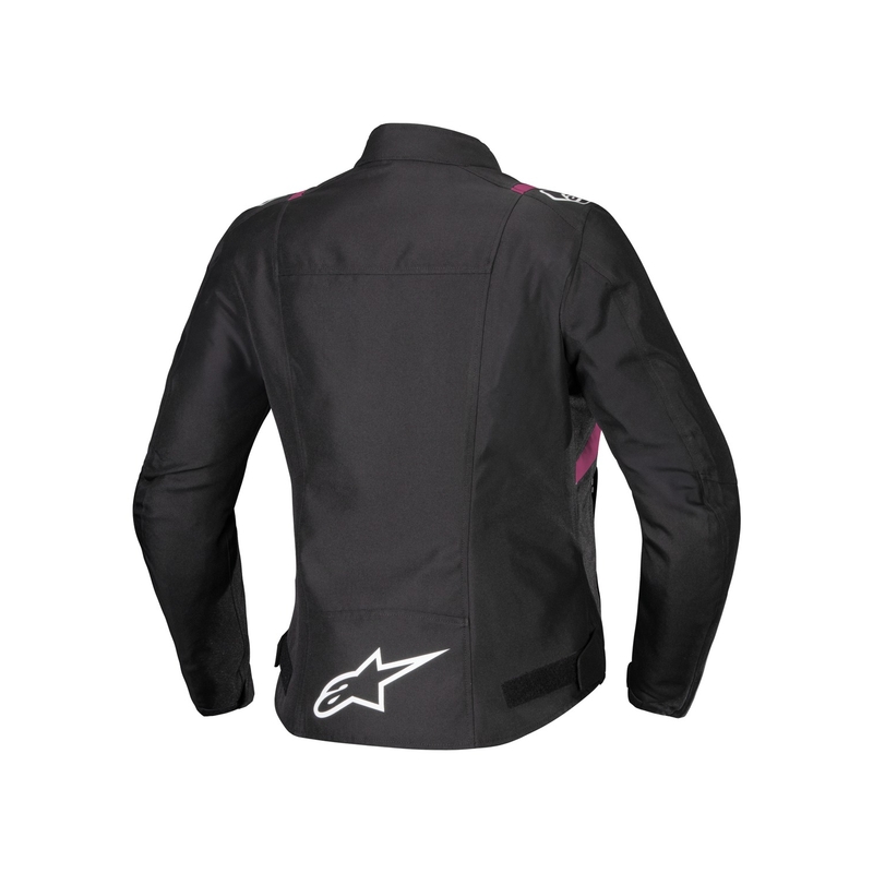 Alpinestars Sieviešu Stella T-SPS 2 ūdensnecaurlaidīga motocikla jaka melnā, baltā un rozā krāsā
