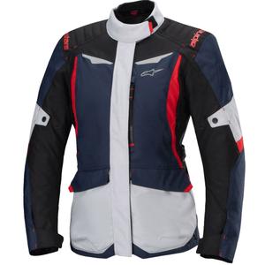 Alpinestars Stella ST-1 ūdensnecaurlaidīga sieviešu motocikla jaka Blue-Black-Red