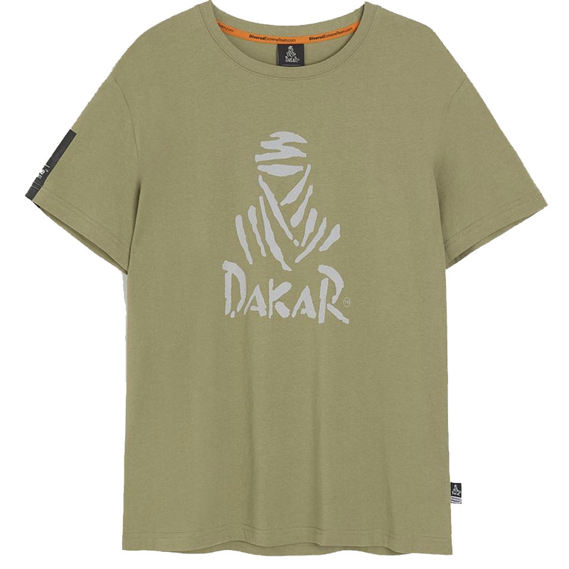 T-krekls DAKAR Logo haki krāsā