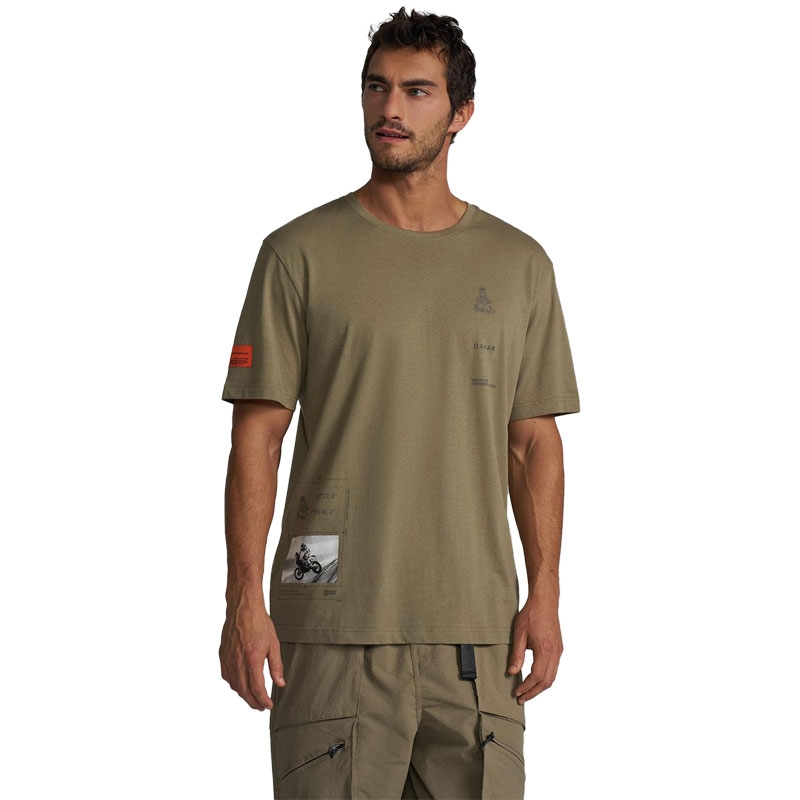 T-krekls DAKAR OV 0524 haki krāsā