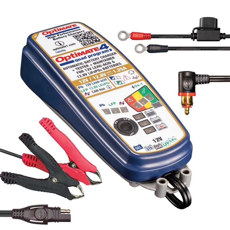 Akumulatoru lādētājs OPTIMATE 4 QUAD TM630-PR