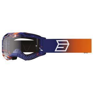 Bērnu motokrosa brilles Shot Rocket Kid 2.0 drop orange ar caurspīdīgu pleksi