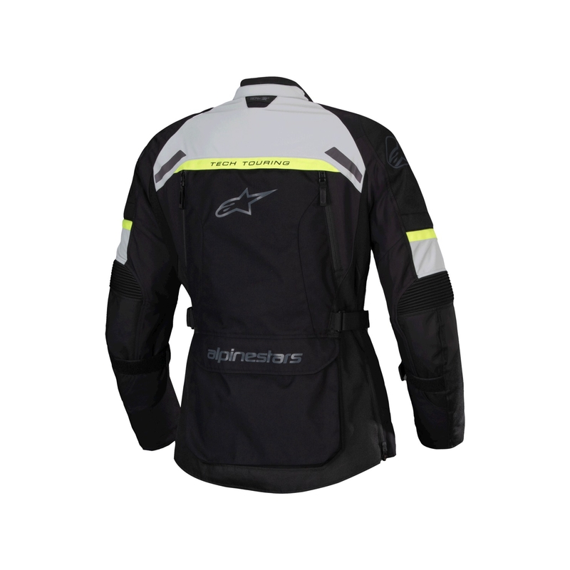 Alpinestars Sieviešu Stella Bogota PRO Drystar Black-Gray-Fluo Yellow motocikla jaka