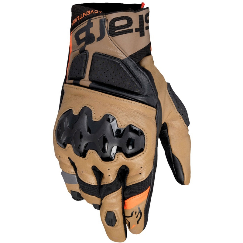 Alpinestars Belize 3 Drystar melni un brūni motocikla cimdi