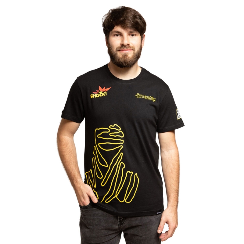T-krekls Meatfly Big Shock Dakar black