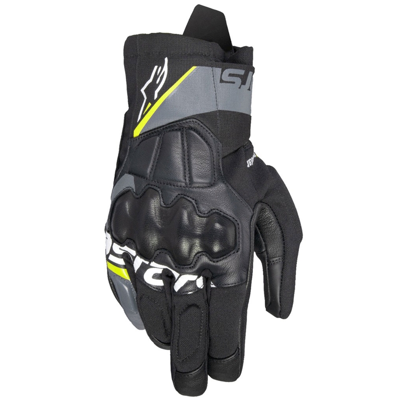 Alpinestars Corozal 3 Drystar Black-Grey-Fluo Yellow Motocikla cimdi
