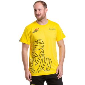 T-krekls Meatfly Big Shock Dakar yellow