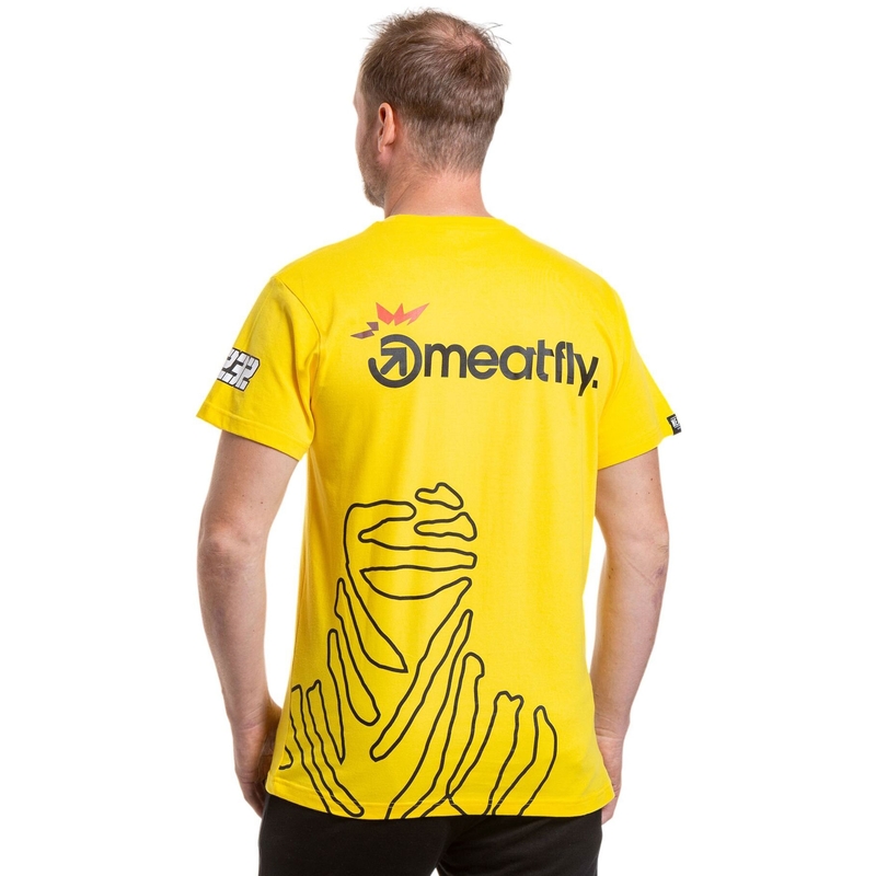 T-krekls Meatfly Big Shock Dakar yellow