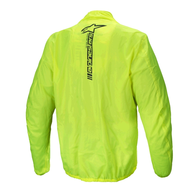 Alpinestars Hurricane Rain 2 fluo dzeltena ūdensnecaurlaidīga jaka