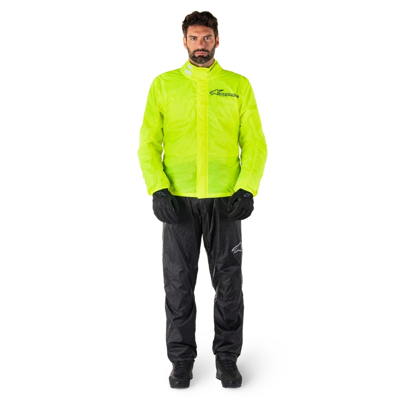 Alpinestars Hurricane Rain 2 fluo dzeltena ūdensnecaurlaidīga jaka
