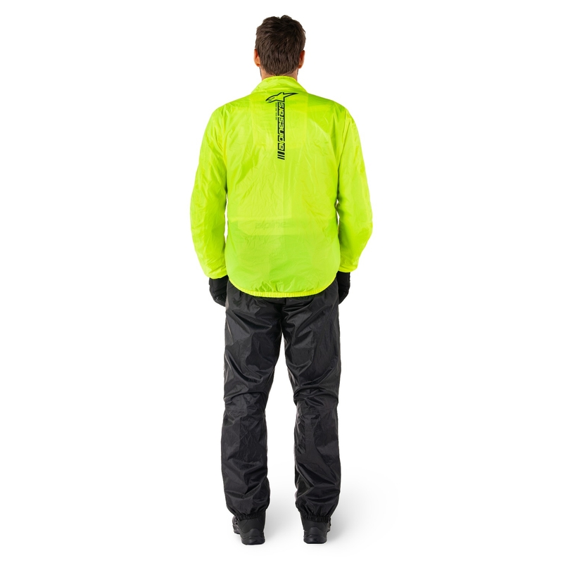 Alpinestars Hurricane Rain 2 fluo dzeltena ūdensnecaurlaidīga jaka