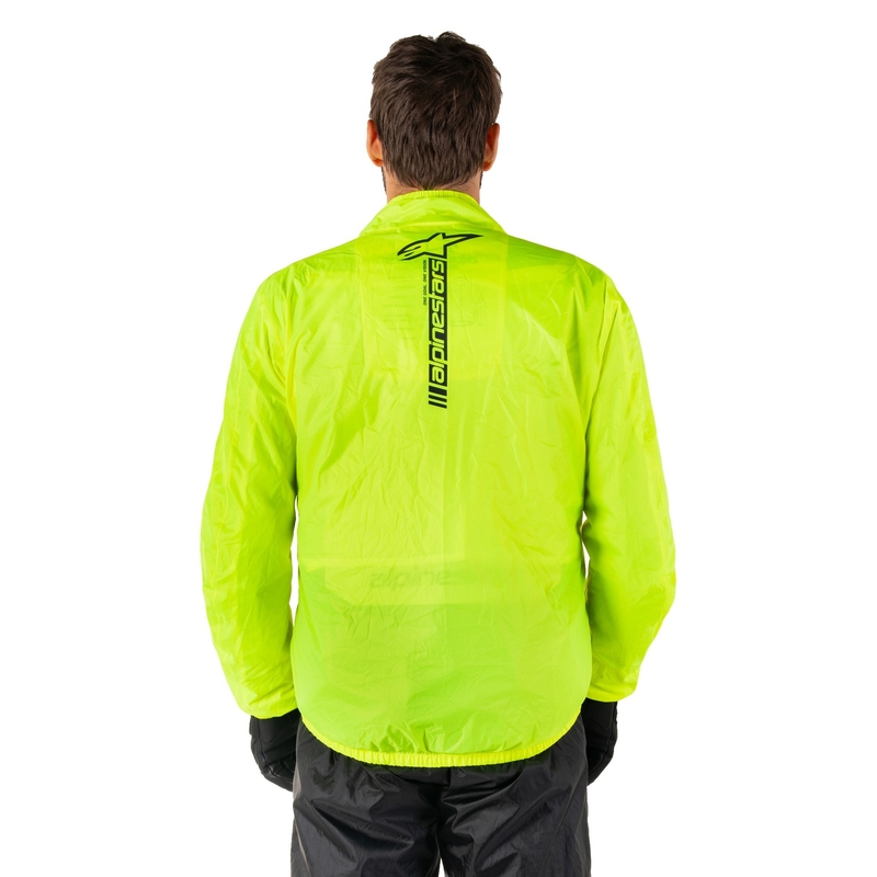 Alpinestars Hurricane Rain 2 fluo dzeltena ūdensnecaurlaidīga jaka