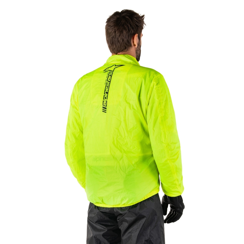 Alpinestars Hurricane Rain 2 fluo dzeltena ūdensnecaurlaidīga jaka