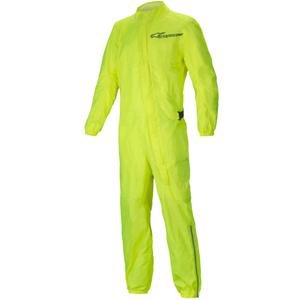 Alpinestars Hurricane Rain 2 fluo dzeltens ūdensnecaurlaidīgs tērps