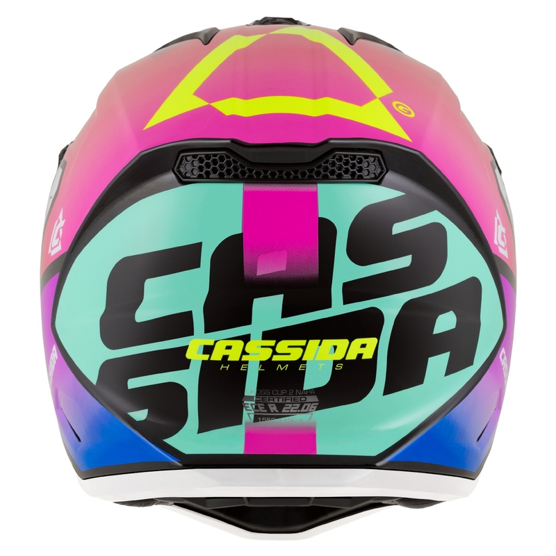 Motociklu motokrosa ķivere Cassida Cross Cup 2 Napa pearl multicolor