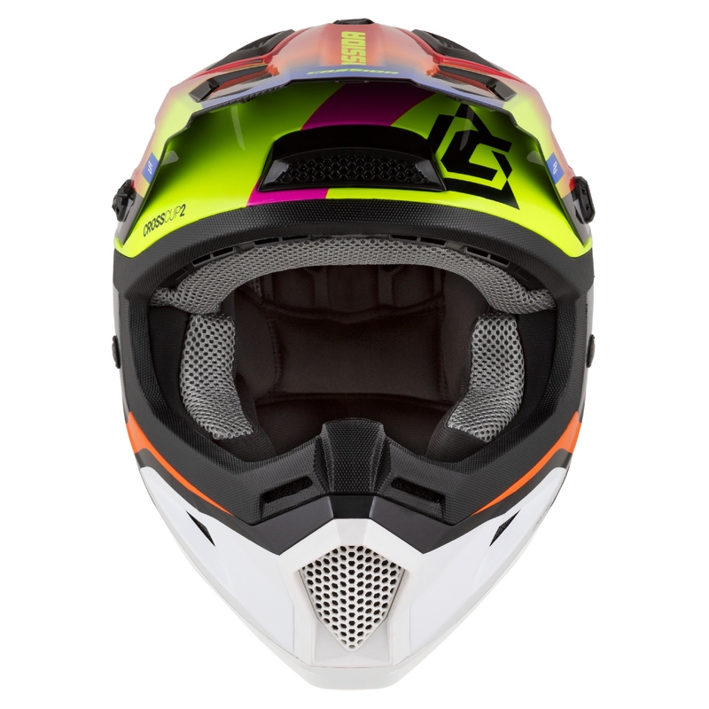 Cassida Cross Cup 2 Napa Pearl Multicolor Bērnu motociklu ķivere