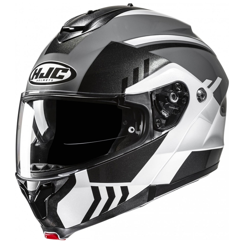 HJC C91N Kaon MC5 pelēk-melk-baltā atvāžamā motociklistu ķivere