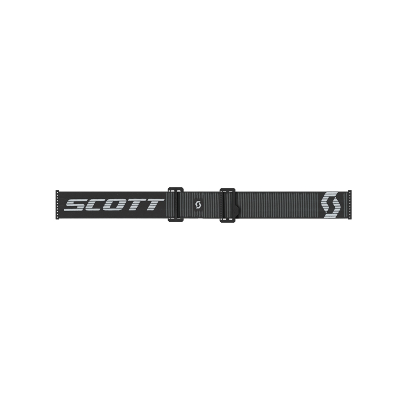 Motokrosa brilles SCOTT Prospect 2.0 melnas un baltas ar zaļu spoguļstikla lēcām