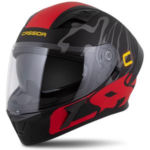 Integrālā ķivere Cassida Orbit Multivers matēts melns-arkans-pelēks-dzeltens