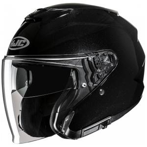HJC i31 Solid Metallic Black Open motocikla ķivere