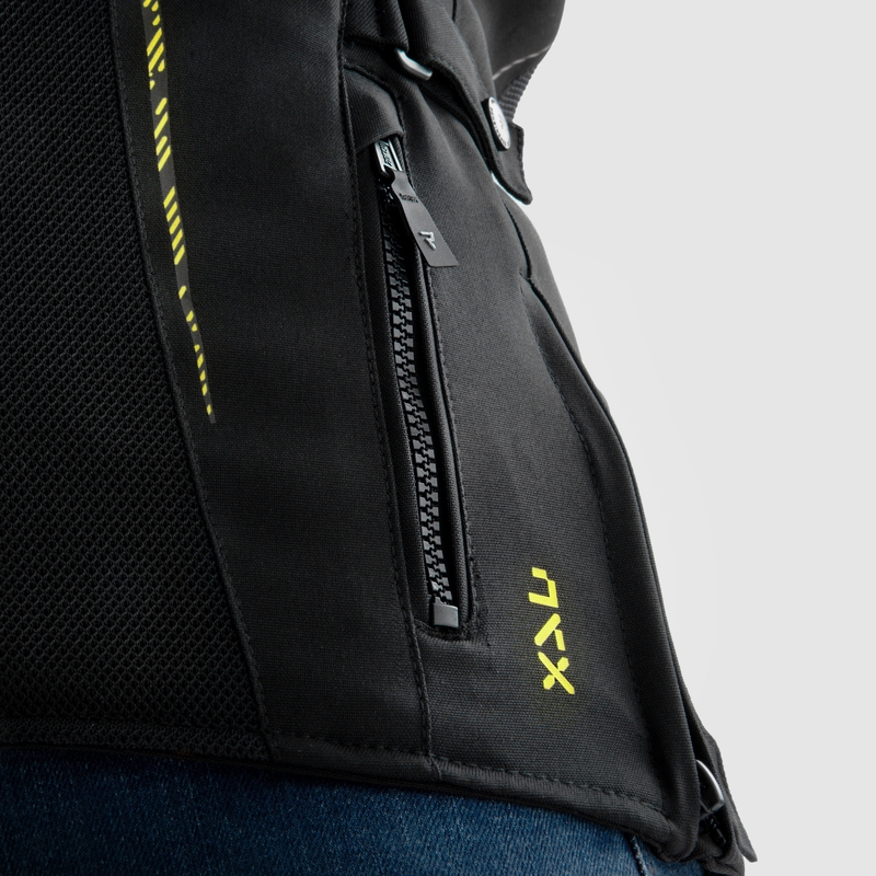 Sieviešu motocikla jaka Rebelhorn Jax black-fluo yellow