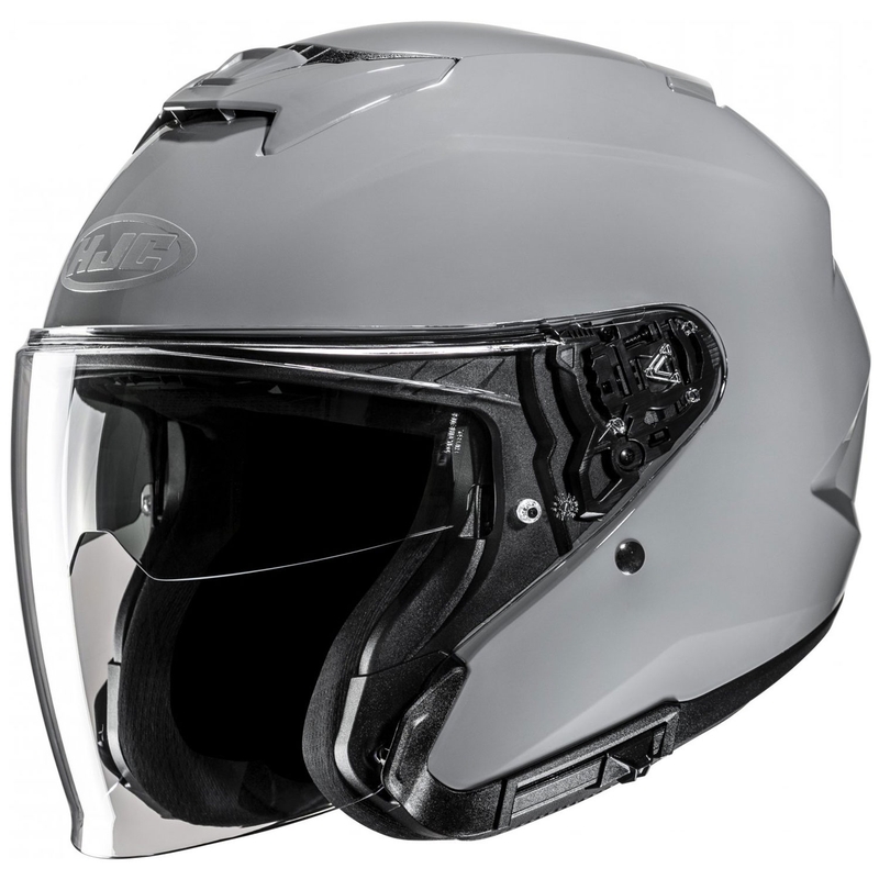 Atvērtā motociklu ķivere HJC i31 Solid grey