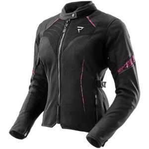 Sieviešu Rebelhorn Jax Black and Pink motocikla jaka