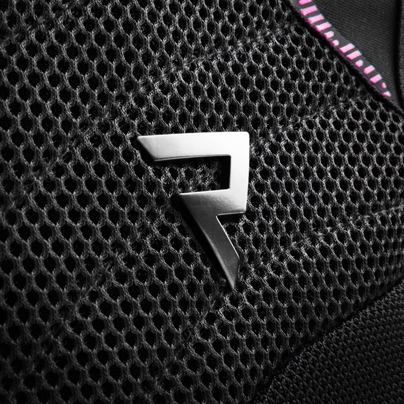 Sieviešu Rebelhorn Jax Black and Pink motocikla jaka