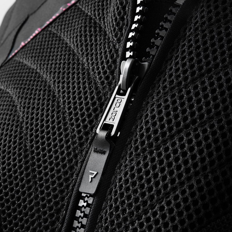 Sieviešu Rebelhorn Jax Black and Pink motocikla jaka