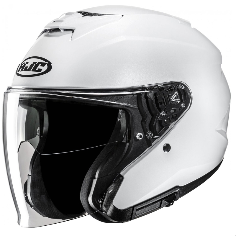 HJC i31 Solid Open motociklu ķivere Pearl White