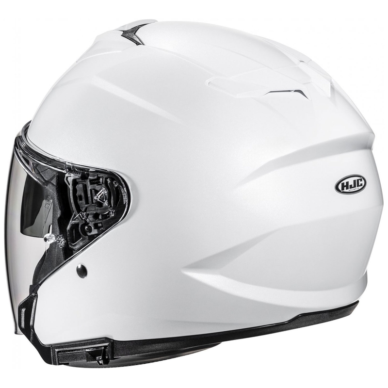 HJC i31 Solid Open motociklu ķivere Pearl White