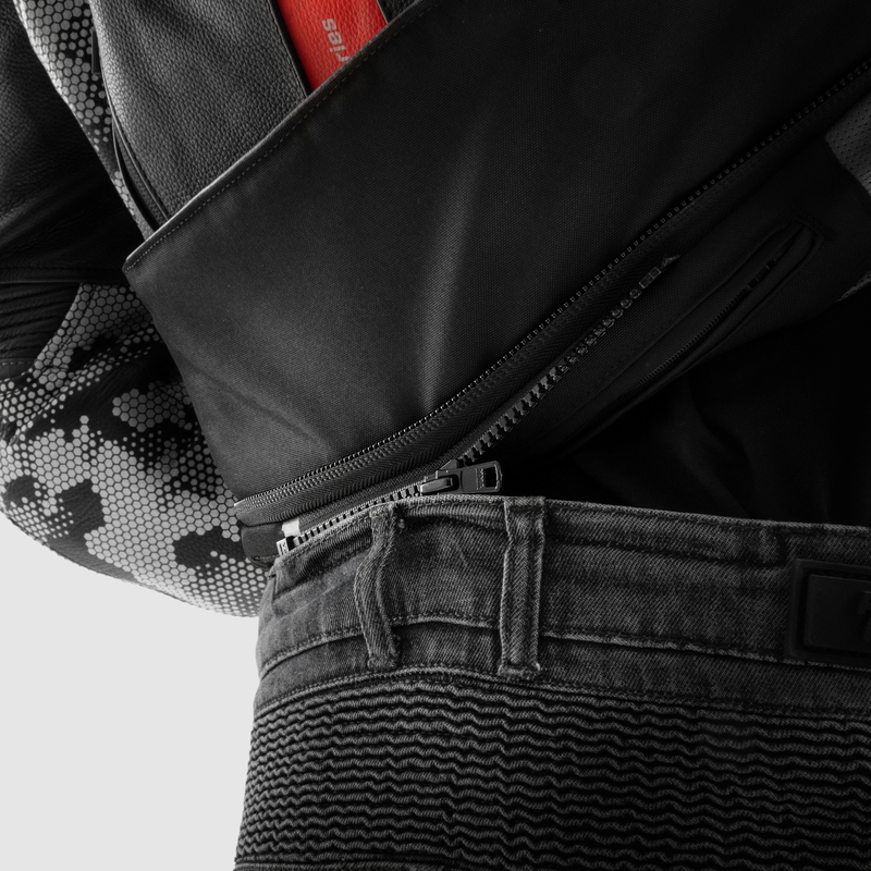 Rebelhorn Vandal Mono Washed Black Motocikla džinsi