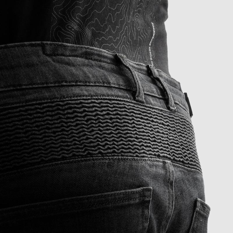 Rebelhorn Vandal Mono Washed Black Motocikla džinsi