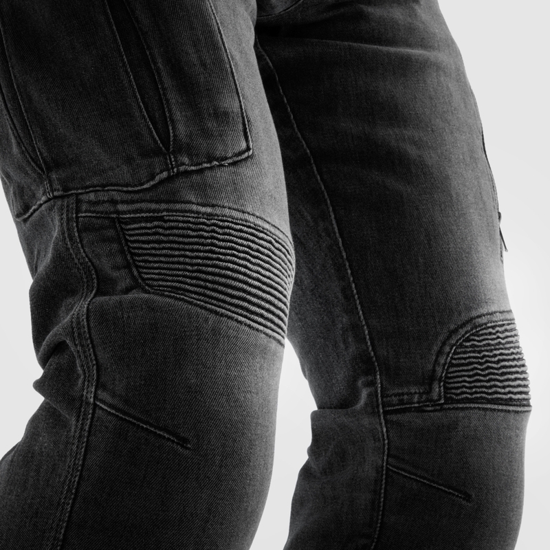 Rebelhorn Vandal Mono Washed Black Motocikla džinsi