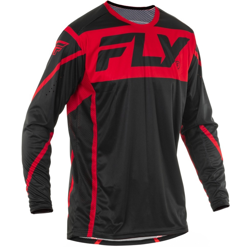 Motokrosa krekliņš FLY Racing Lite melns-sarkans