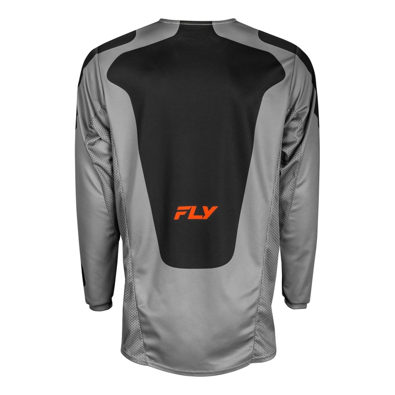 Motokrosa krekliņš FLY Racing Kinetic Sym pelēk-oranž-melns