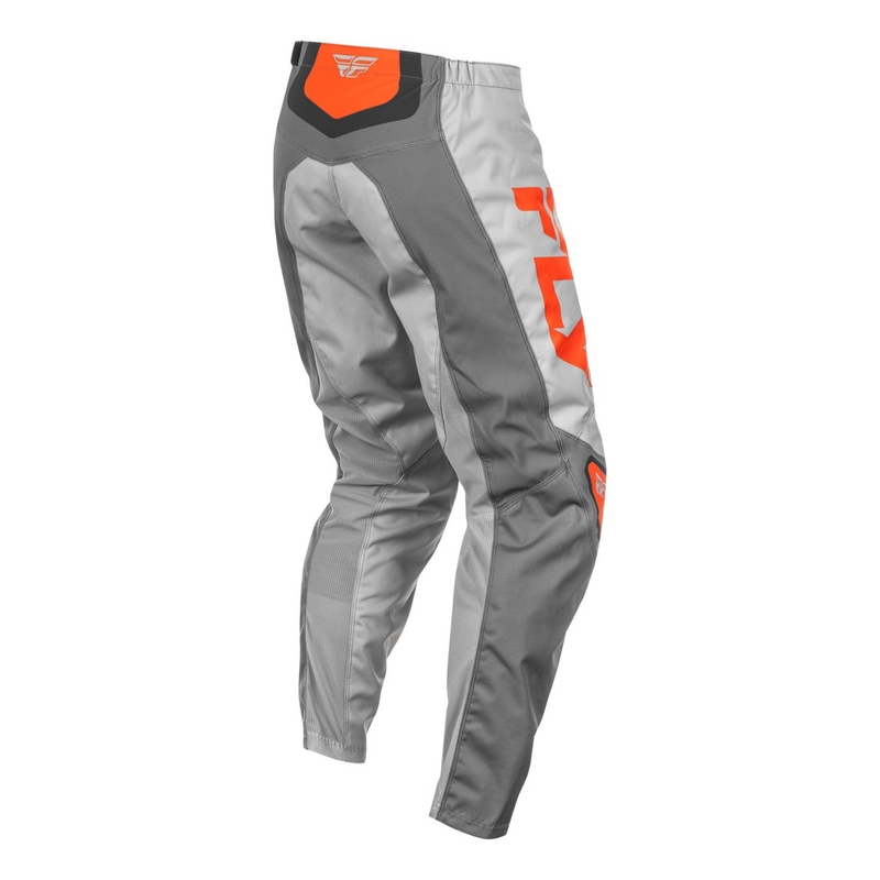 Motokrosa bikses FLY Racing F-16 pelēk-meln-oranžs