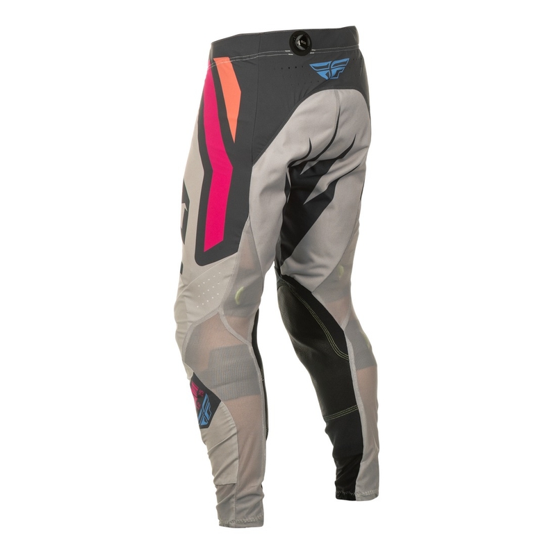 Motokrosa bikses FLY Racing Lite Vice pelēk-rozā krāsā