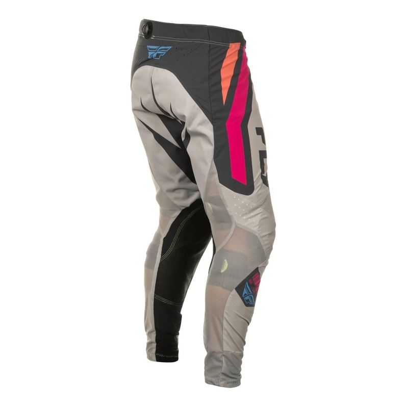 Motokrosa bikses FLY Racing Lite Vice pelēk-rozā krāsā