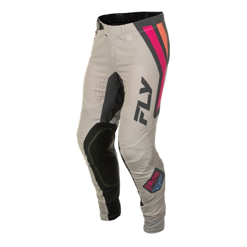 Motokrosa bikses FLY Racing Lite Vice pelēk-rozā krāsā