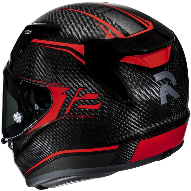 Integrālā motociklista ķivere HJC RPHA 12 CARBON Keres MC1 melns-arkans