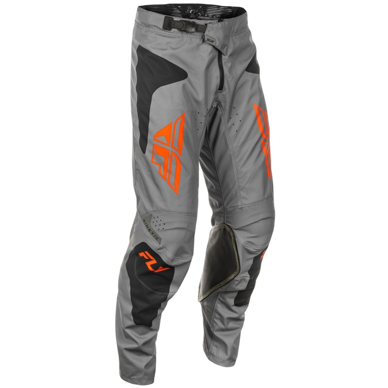 Motokrosa bikses FLY Racing Kinetic Sym pelēk-oranž- melnas
